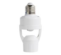 Douille de lumière à détecteur de mouvement - Douille à vis E27 avec capteur radar infrarouge, adaptateur de support de lampe intelligent | Parfait pour la maison, le porche, le garage, la cave, la