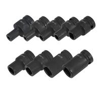 Douille de taraud carrée 1/2" pour filetage M6-M24 en acier Cr-V finition phosphate noir pour clé électrique