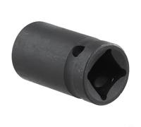 Douille de taraud carrée 1,27 cm M6 vers outil de taraudage métrique M24 - Adaptateur de tige carrée pour visseuse à percussion - pour construction en acier Cr-V (M22)