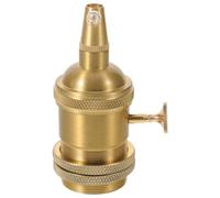 Douille D'éclairage Vintage Or en Alliage D'aluminium pour Lampe | Installation Facile, Compatibilité E26 E27, Entretien Simple, Résistante à Poussière Taches