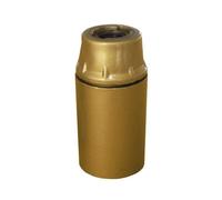 Douille E14 thermoplastique - HBF - Or - Sans bague - 2A - 250V