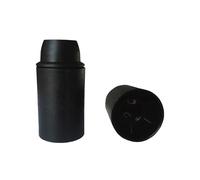 Douille E14 thermoplastique lisse ZENITECH Noir