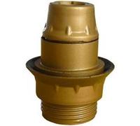 Douille E14 Thermoplastique simple bague Or G