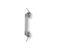Douille E27 en plastique blanc avec bornes, idéale pour l'éclairage décoratif et le montage sur des projets électriques.