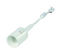 Douille E27 Lot de 10 - Indispensable pour le chantier et la rénovation - Douille ampoule - Lot de 10 en blanc