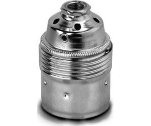 Douille E27 métallisée, vert, lisse, M10x1 - Ampoule Edison E27 102803