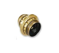 Douille E27 Or Filetée Avec Bague, Diamètre 10, 150w, 4a, 250v