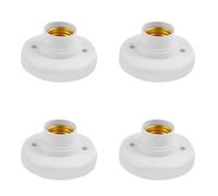 Douille E27 Plafond 220-240 Vsupport Douille Ampoule à Visser, Base Plafonnier E27 Pour Lampe Murale Et éClairage De Ventilateur De Plafond