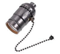 Douille E27 Rétro en Aluminium, Installation Facile, Noire, Unique | Douille pour Lampe sur Pied, Démontage Pratique, Style Vintage, pour Restaurants et Bureaux Industriels