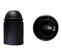 Douille lisse sans bague E27 - noir - Zenitech