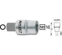 Douille-embout 6 pans intérieurs 19 mm Longueur: 60 mm Hazet 986-19 Propulseur: 1/2\ (12.5 mm) 1 pc(s)