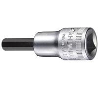 Stahlwille Douille tournevis 02050004 – 6 pans 4 mm, 3/8 pouce (10 mm), Longueur 52 mm