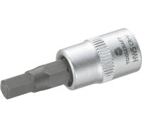 Douille-embout 6 pans intérieurs 5 mm Longueur: 37 mm TOOLCRAFT 816070 Propulseur: 1/4\ (6.3 mm)