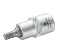 Toolcraft Douille-embout 816156 – 6 pans intérieurs 6 mm, 55 mm, 1/2 (12,5 mm)