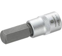 Douille-embout 6 pans intérieurs 8 mm Longueur: 37 mm TOOLCRAFT 816072 Propulseur: 1/4\ (6.3 mm)