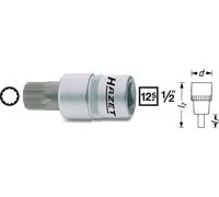 Douille-embout denture multiple (XZN) 10 mm Longueur: 53 mm Hazet 990-10 Propulseur: 1/2 (12.5 mm) 1 pc(s)