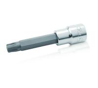 Douille embout TOPTUL 1/2 zoll TORX T50 5-kant lang (100mm)