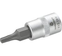 Douille-embout TORX® intérieur T 15 Longueur: 37 mm TOOLCRAFT 816081 Propulseur: 1/4\ (6.3 mm)