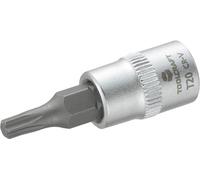Douille-embout TORX® intérieur T 20 Longueur: 37 mm TOOLCRAFT 816082 Propulseur: 1/4\ (6.3 mm)