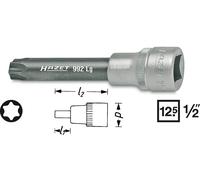 Douille-embout TORX® intérieur T 70 Longueur: 105 mm Hazet 992LG-T70 Propulseur: 1/2\ (12.5 mm) 1 pc(s)