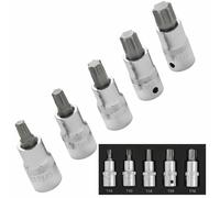 Douille Embout Torx Set T45 - T70 1.3cm Lecteur Mâle Star Douilles 5pc 01505