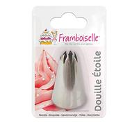 Douille en Inox à Motif Etoile pour Dresser et Glaçer ; Ø1 x H5,4 cm