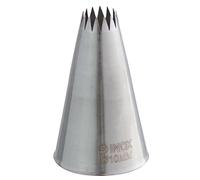 Douille étoile fine dentelée diamètre 14 mm inox