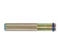 Douille filetée ING FIXATIONS M8 x 80 mm pour scellement à la résine - Sachet de 10 Doré (zinc plaqué)