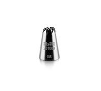 Douille Fleur Inox 9 Mm H 20 Mm