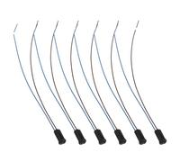 Douille G4 Mini en Plastique Réutilisable, Lot de 6, Noir | Culot de Douille G4, Remplacement de Douille de Lampe, Base Lumineuse Basse Tension, Installation Facile