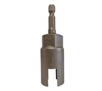 Douille hexagonale 1/4" 8 mm fente Cr-V llen 80 mm de long pour outils électriques pour fixation de crochets à vis, porte-tasses M8,5 M7,5 M6 M5 et écrous à ailettes