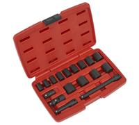 Douille Impact Set 17pc 1cmSq Clé Métrique AK68217 Sealey Neuf
