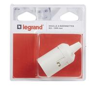 Douille LEGRAND pour Ampoule B22 Connexion Rapide Isolant Blanc