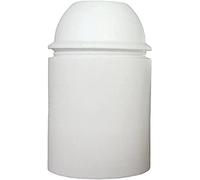 Douille lisse sans bague E27 - blanc - Zenitech (Lot de 6)