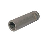 Douille longue 16 mm impact - 1/2'' - 6 pans