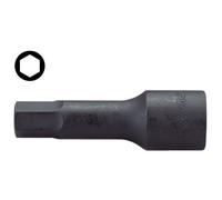Douille mâle 6 pans HANS 1/2 pouces 17 mm lang (75mm)