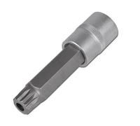 DOUILLE MALE SPLINE (XZN - MULTIDENTS) CARRE 1/2 - EMBOUT XZN 16 Long 100 Percé