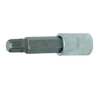 DOUILLE MALE SPLINE (XZN - MULTIDENTS) CARRE 1/2 - EMBOUT XZN 8 mm Long 100 mm