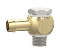 Douille pivotante, filetage extérieur cyl. G 3/8 pour tuyau LW 6 mm, SW 22, MS vern./MS, travail 0,95-15 bar, Betr.temp. -10 °C-70 °C.