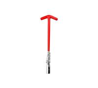 Douille pour bougie d'allumage à poignée en T Jetech de 5/8 pouces (16 mm liquet flexible, en acier allié Cr-V traité thermiquement, rotation à 360 degrés G