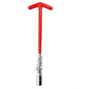 Douille pour bougie d'allumage à poignée en T Jetech de 5/8 pouces (16 mm liquet flexible, en acier allié Cr-V traité thermiquement, rotation à 360 degrés G