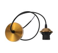 Douille pour Lampe E27 à Vis, à Suspendre de Lampe, PVC Métal | Pièces de Luminaires Suspendus, Démontage Facile et Entretien Simple, pour Chambres et Salles à Manger