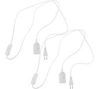 Douille pour Lampe Suspendue E27, Lot de 2, Câble Double Gaine