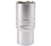 Douille Profonde Metric 27Mm 6 Points 1/2"D Finition Chrome Satinée 16657