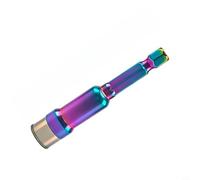 Douille résistante aux chocs 8 mm en acier au chrome vanadium avec blocage à bille et tige hexagonale, non magnétique pour un couple élevé, convient pour visseuse sans fil et visseuse à percussion (B)