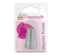 Douille Russe en Inox pour Réaliser des Roses ; Ø1,8 x Ø3 x H3,8 cm