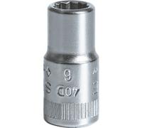 Douille standard 1/4" 12 pans - 8 mm STAHLWILLE