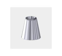 Douille Sultane Cannelée Cone Rasant Inox de BUYER Petit modèle