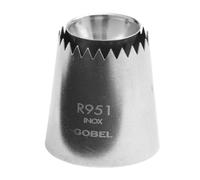 Douille Sultane Cannelée Cône Sortant en Inox - ⌀ 30 mm