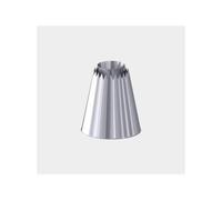 Douille Sultane Cannelée Cone Sortant Inox de BUYER Grand modèle